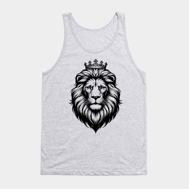 Lion - King of Beasts Tank Top by UrbanLifeApparel